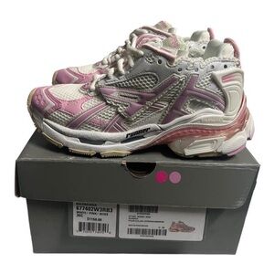 Balenciaga Runner Track Sneakers Platform Pink White IT36 W36 Women Trainers
